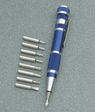 Mini Pocket Pen Shaped 9-in-1 Screwdriver Set