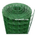 50x50 mm groene kleur PVC gecoate gelaste draadgaas