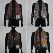 2015 Women Digital Printing Square Scarf