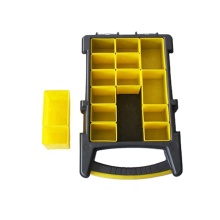 Clear Plastic Compartment Storage Box with Clear Cover - Assorted Sizes