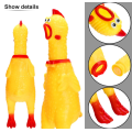 Rubber Chicken Squeaky Dog Toys