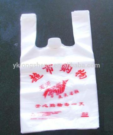 polythene vest carrier shopping bags