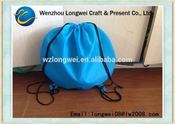 drawstring shopping bag/backpack shopping bag/pe shopping bag