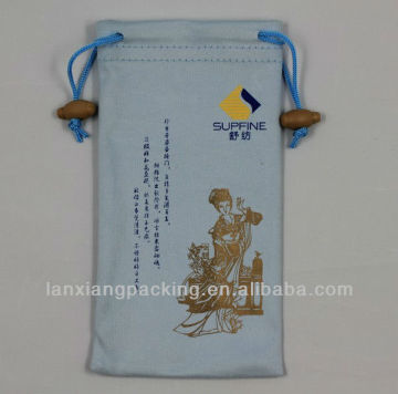 Drawstring Custom Microfiber Soft Glasses Pouch