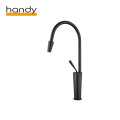 Brass Single Lever matte black kitchen mixer taps