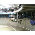 rotating type milking hall