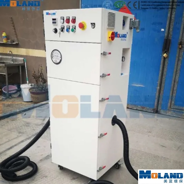 Single filter cartridge dust collector environmental machine