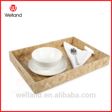 breakfast woven tray