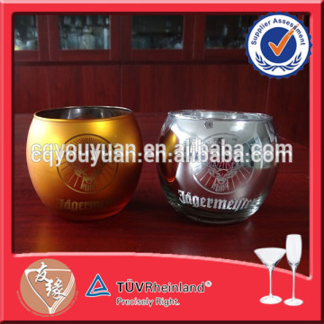 Glass Tumbler Candle Holder 32CL Clear Glass Candle Holder Customised