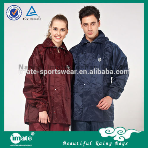 Fashionable cheap pvc raincoat for workers