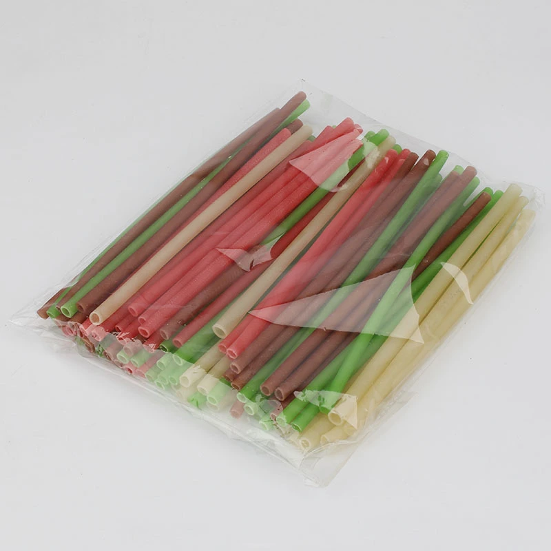 Biodegradable Edible Colorful Rice Drinking Straw