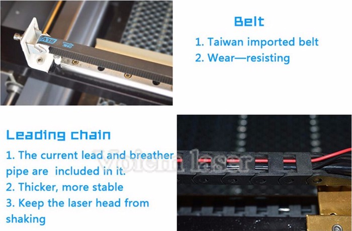 Multifunctio 4060 laser engraving cutting machine/ CNC co2 laser cutter engraver standard/simple rotary CW5000/3000 to choose