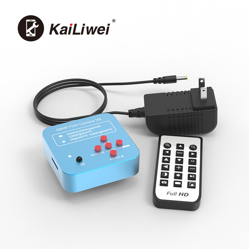 Kailiwei 2MP 1920H*1080V VGA HD Electronic Video Microscope Camera For Mobile Phone PCB Chip IC Soldering Repair Tool