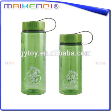 Portable tritan plastic drinking bottle , eco-friendly drinking bottle , light tritan drinking bottle