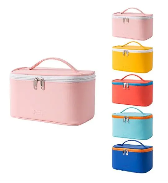 Travel Waterproof Portable Women Makeup Bag High Capacity Toiletries Organizer Storage Cases Zipper Wash Beauty Pouch Cosmetic Bag