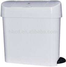 Plactic 15L pedal trash can and waste bin with low price CD-7001A