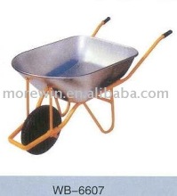 strong metal tray construction wheelbarrow