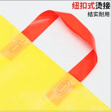 Biodegradable Plastic reusable Shopping bag with handle