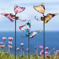 Set of 3 Butterfly Garden Stake Decor