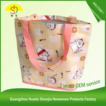 Supermarket Cheap Nylon Zipper Bag