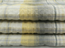100% cotton seersucker yarn dyed fabric in bulk
