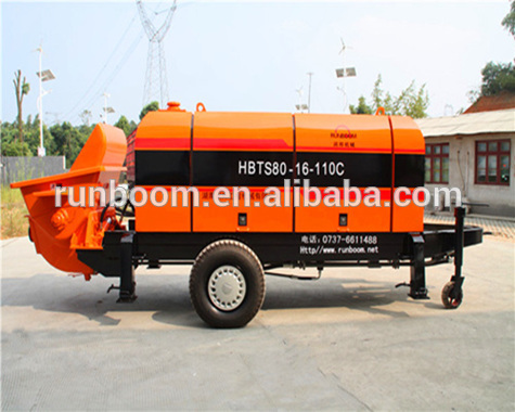 electric stationary concrete pump 80cum