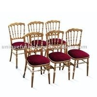 Gold Napoleon Chair Used Wedding Chair Rental