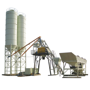 Precast light weight construction concrete mixing plant
