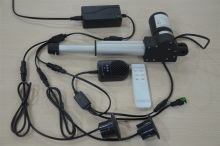 Linear actuator motor for commercial massage chair