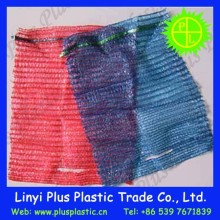 Sack Drawstring Bag Mesh Raschel mesh bag,Plastic Raschel mesh bag
