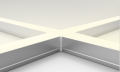 luce lineare principale con angolo circolare principale del soffitto appeso luce lineare