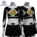 Pakaian seragam Custom Shining Rhinestone Cheerleading untuk belia