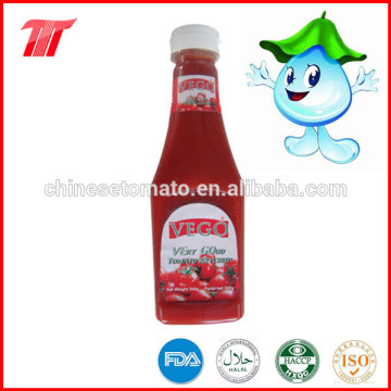 Ketchup with Plastic Bottle from China Ketchup Packing Machine