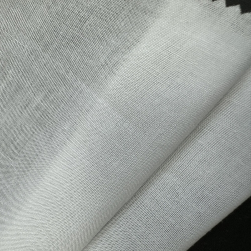 Tessile di lino in poliestere tinto a colore solido per indumenti