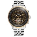 Top Merk Luxe Heren Horloges JARAGAR Mannen Militaire Sport Horloge Automatische Mechanische Tourbillon Horloge relogio masculino