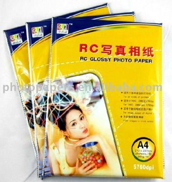 260g single side glossy RC photo paper