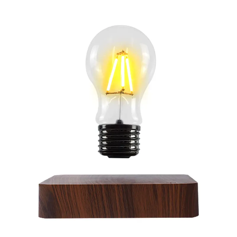 Levitating Light Bulb Table Lamp with Wireless Technology