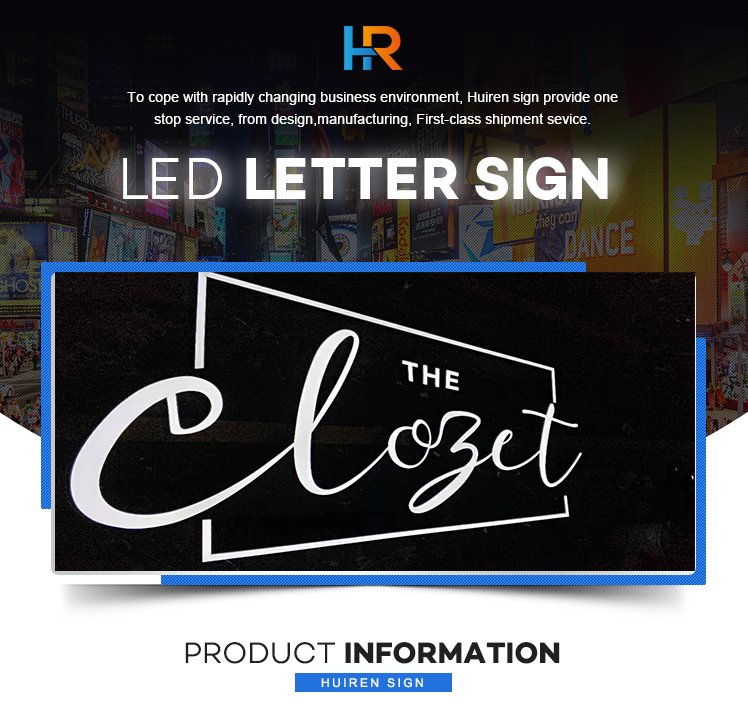 acrylic logo led signs electrical fancy company names back lighting up