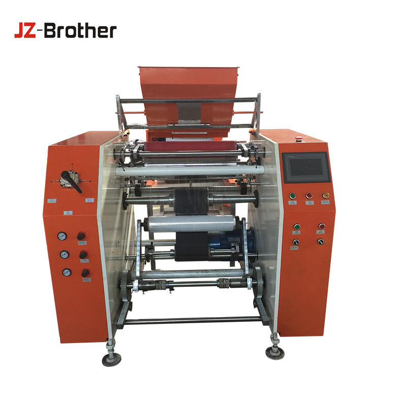 New Type Automatic Jumbo Roll Plastic Stretch Film Slitting Rewinding Machine