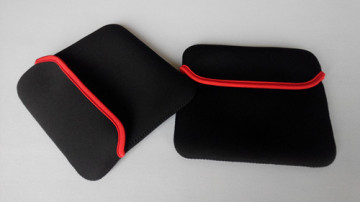 black neoprene ipad bag