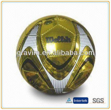 Golden speed customized soccer ball