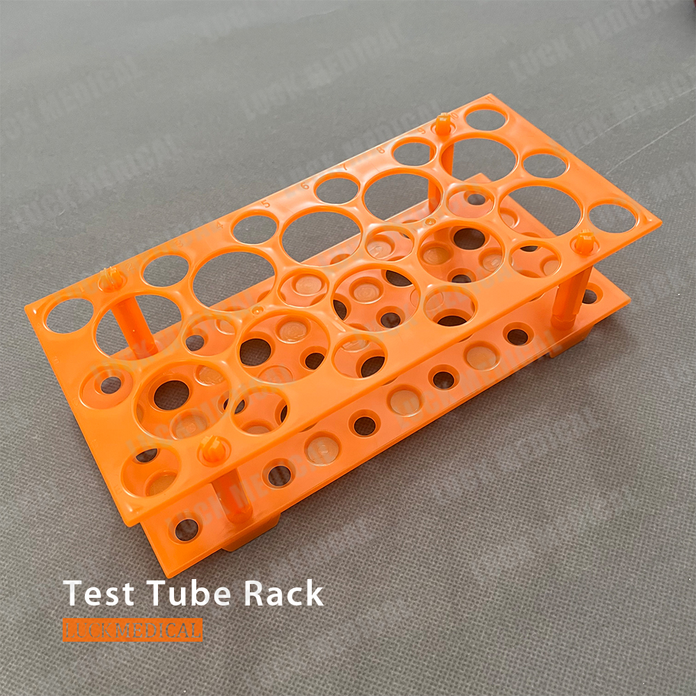 Rack de tube à essai en laboratoire