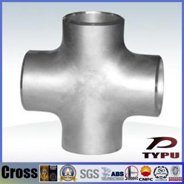 Carbon steel cross 4 way pipe fitting