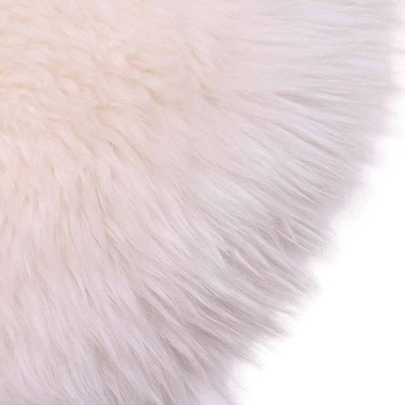 High Quality Luxury Fluffy Lamb Skin Chair Seat Cushion