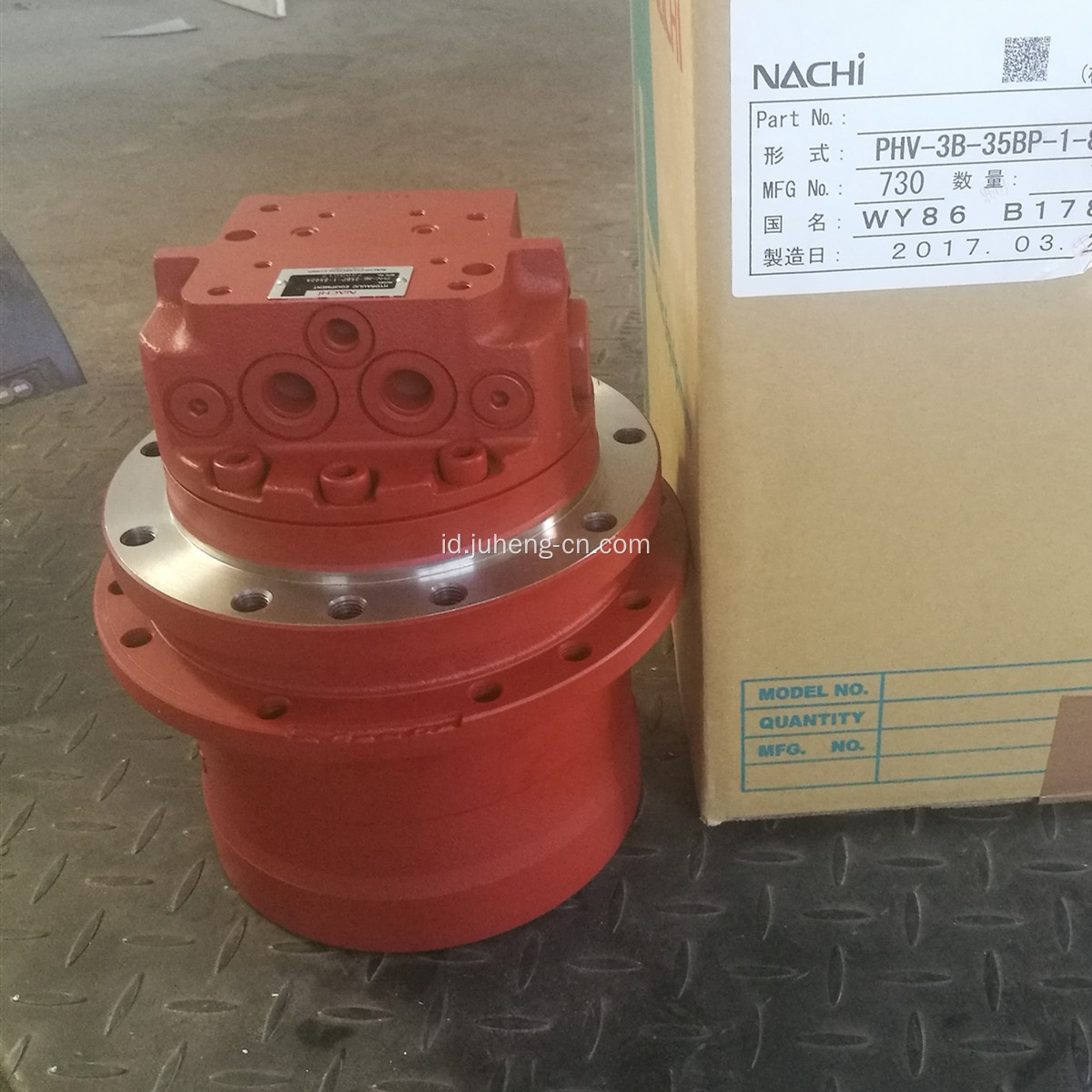 ZX30U Final Drive Motor Perjalanan PHV-3B-35B