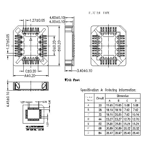 PLCC SMT TYPE