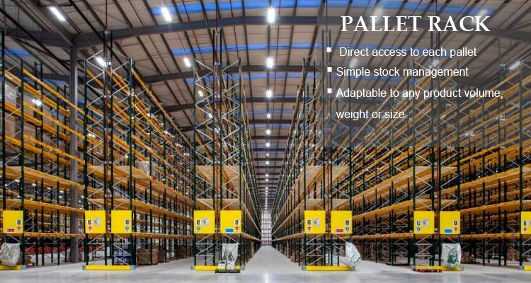 Ebiltech Galvanized Warehouse Storage Steel Pallet Rack ODM