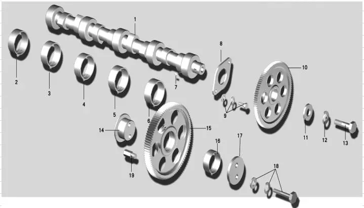 Dalian Deutz Diesel Engine Spare Parts 1006 Camshaft 1006031ax2 1006032-X2 1006043-X2 Cq1460855 1006061-X2 Genenrator Parts