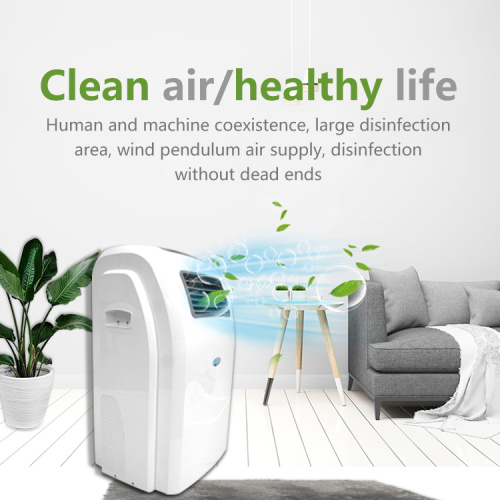 Udara bersih area luas untuk kantor kamar rumah sakit menggunakan filter karbon aktif pembersih udara industri