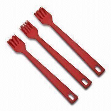 Red Silicone Brushes, Safe to Uses in Freezers, Ovens, Dishwashers and Microwaves